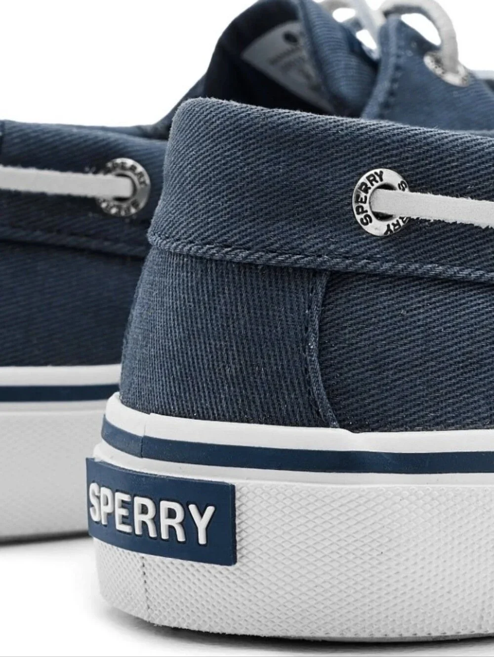 New Sperry Top Sider Mens Bahama II Denim Canvas Casual Slipon Comfort Shoes 9